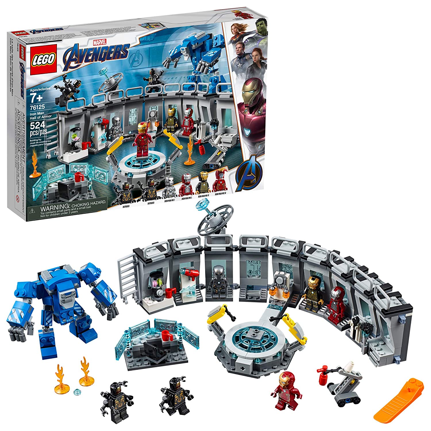 LEGO Marvel Avengers Iron Man Hall of Armor 76125 Building Kit $47.99 at Amazon & Target