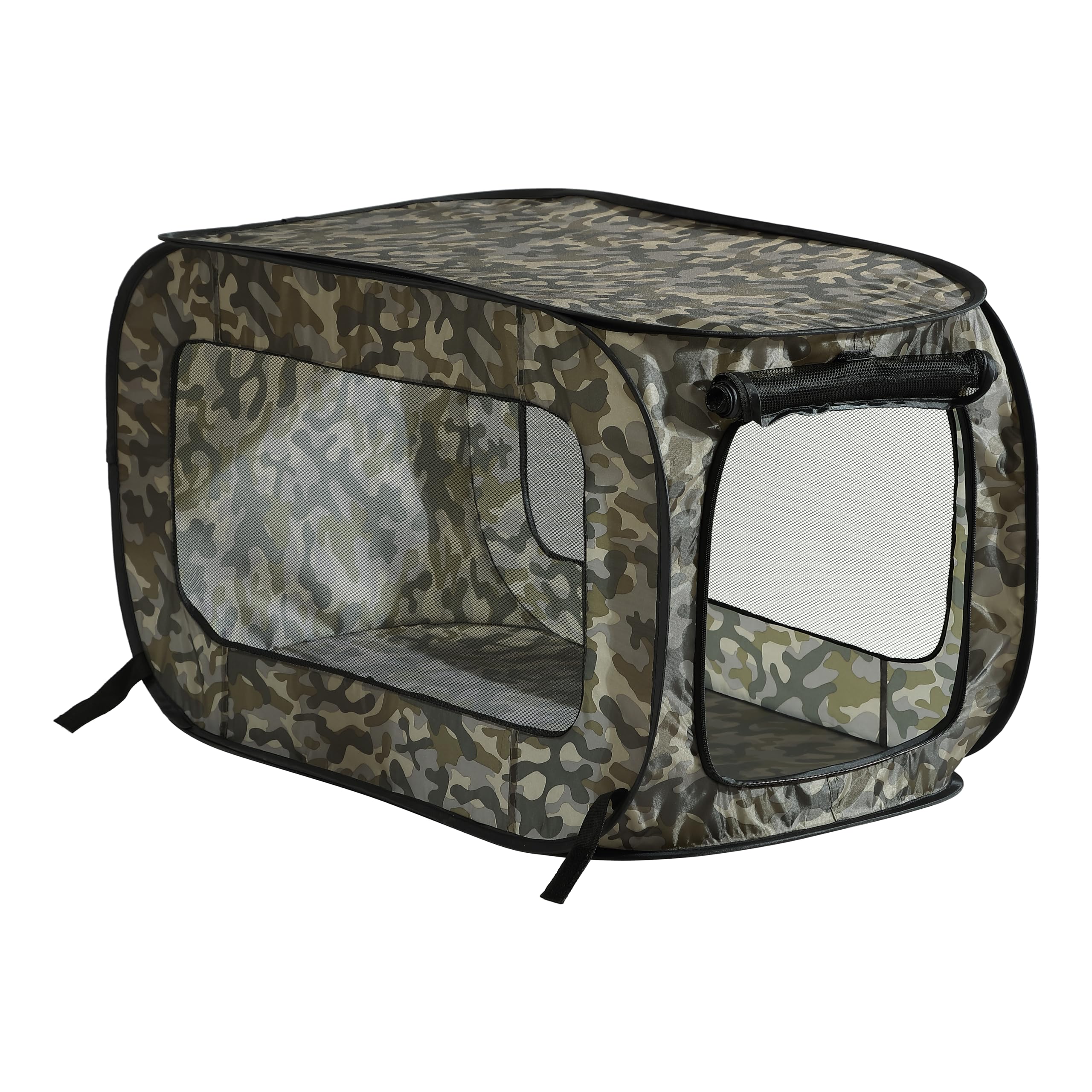 Beatrice Home Fashions Portable, Collapsible, Pop Up Kennel Travel Cat