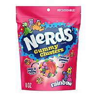 NERDS Gummy Clusters, Candy, Rainbow, Crunchy and Gummy, 8 oz $3.99