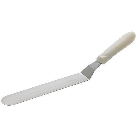 Winco 8 1/2" x 1 1/2" White Offset Spatula | Dishwasher safe, Restaurant service, Great for Griddles, Burgers, Eggs Free Shipping w/ Prime or on orders $35+