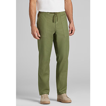 Jos. A. Bank Sale: Tailored Fit Garment-Dyed Field Pants (Olivine) $20 & More + Free S&H