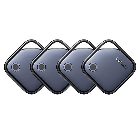 UGREEN Tags & Trackers: 4-Pk FineTrack Bluetooth Tracker Tags (iOS) $20 & More
