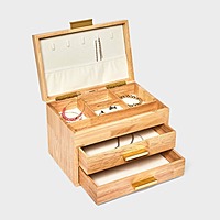 A New Day 3-Drawer Organizer Jewelry Box (Wood) $15.99 + Free Shipping