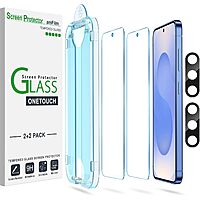 2-Pack amFilm Galaxy S25 Edge and S25/S24 OneTouch Tempered Glass Screen Protectors from $4.73 + Free Shipping w/ Prime or $35+ orders