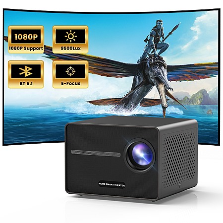 Prime Members: HAPPRUN Mini Electric Focus Projector $31.91 + Free ...