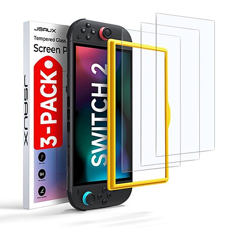 50% Off JSAUX Switch 2 Screen Protectors!