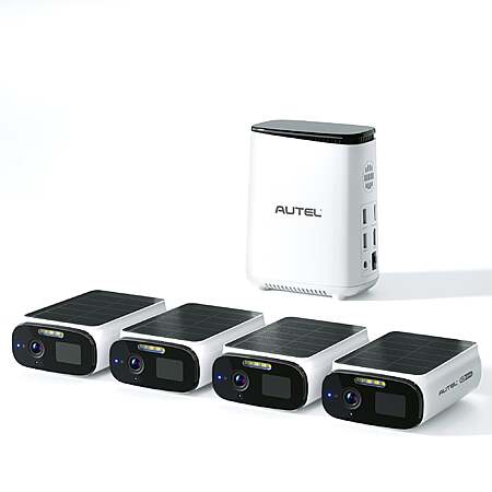 4-Cam Kit Autel 2K Solar Wireless Security Cameras w/ HomeBase $199 ...