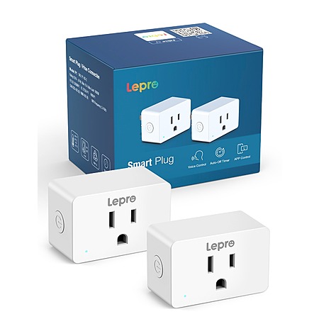 Prime Members: Lepro P1 Smart Plug Mini 15A: 2-Pack $11.10, 4-Pack $19. ...