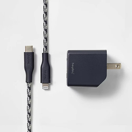 Open Box: 6' heyday USB-C to Lightning Cable PD Home Charging Kit (Dusk Blue) $11.99 + Free Shipping