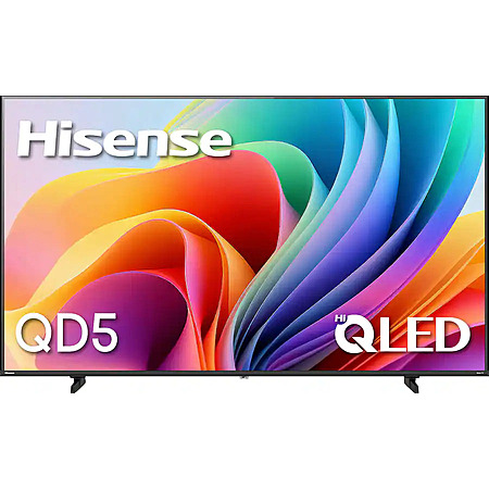 Hisense - 55" Class QD5 Hi-QLED Series 4K UHD Smart Roku TV (2026) $199.99 at Best Buy