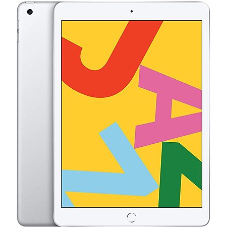 Apple 2019 iPad 7th Gen (10.2-inch, Wi-Fi, 32GB) Silver (Renewed) $68 at Amazon