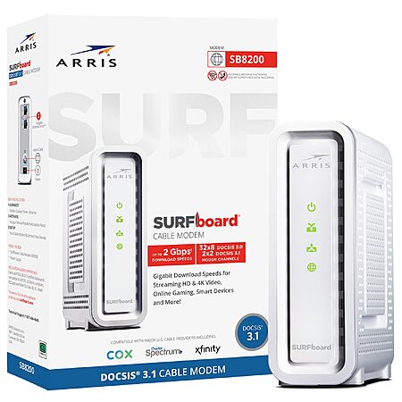 ARRIS SURFboard SB8200 DOCSIS 3.1 Cable Modem - Used Like New