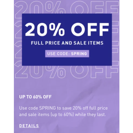 Adidas 20% off full and sale price items+ Free Shipping - 2023-03-26