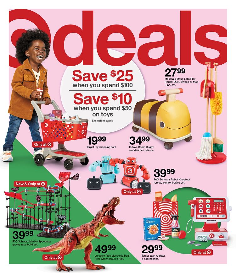 Target Circle Members Target Toys Coupon 25 off 100 or 10 off 50 Free Shipping Exclusions Apply Starting Dec 10th Dec 16th