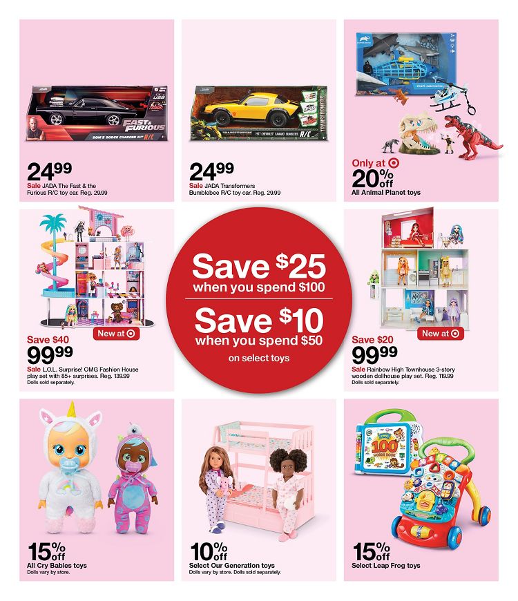 Target Circle Members Target Toys Coupon 25 off 100 or 10 off 50 Free Shipping Exclusions Apply Starting Dec 10th Dec 16th
