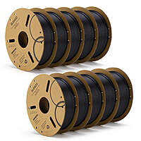 10-Pack 1KG ELEGOO 1.75mm 3D Printer Filament: PLA Plus $115, PLA