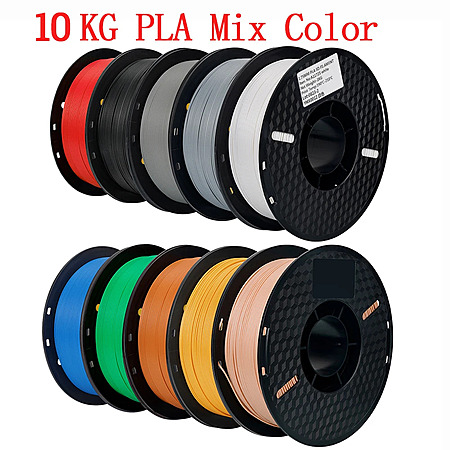10-Pk 1KG KINGROON PLA 1.75mm 3D Printer Filament (Mixed Colors) $60 + Free S&H