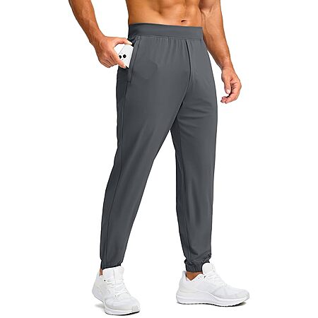 Soothfeel Men's Tapered Golf Joggers w/ Zipper Pockets (Various) - 2026 ...