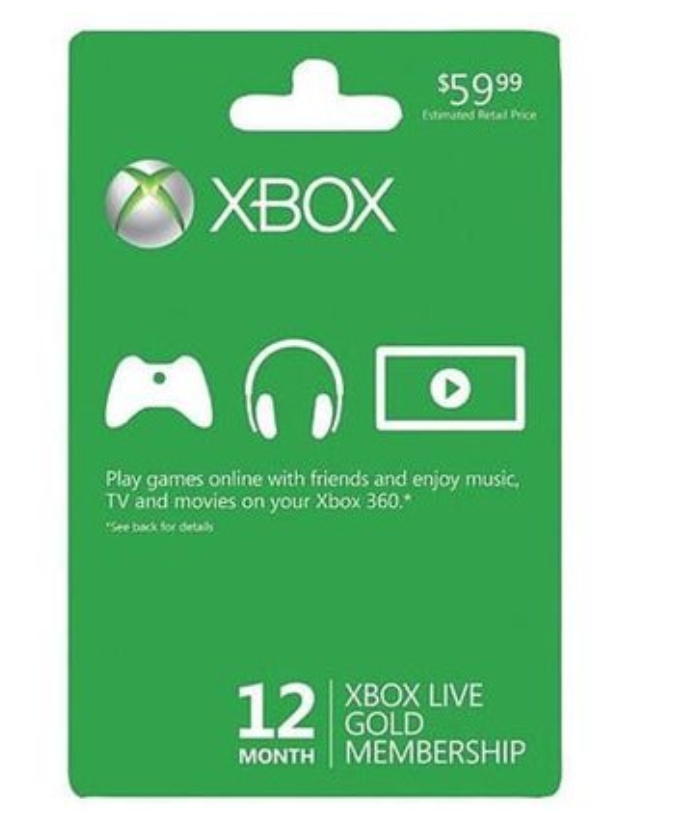 Xbox Live Gold Free Shipping