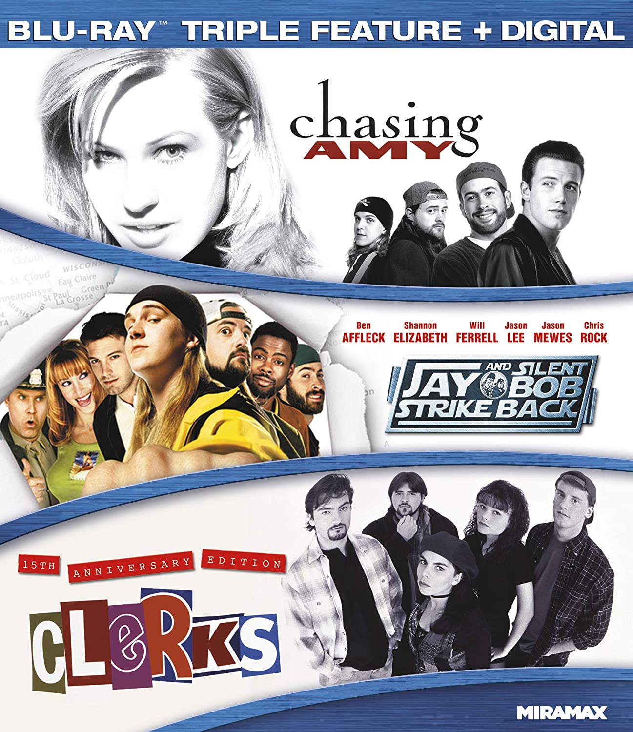 Kevin Smith: 3-Movie Collection (Blu-ray + Digital) $11.99 @ Amazon