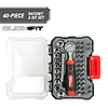 Hyper Tough 40-Piece Socket and Bit Set in Click Fit Case $9.88