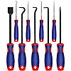 WORKPRO 9Pcs Precision Pick &amp;amp; Hook Set with Scraper, W000846A $14.39