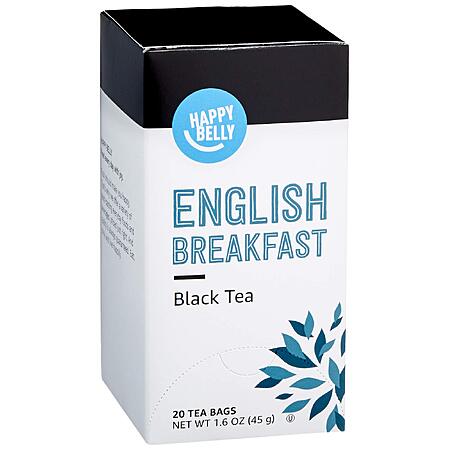 Happy Belly English Breakfast Tea Bags, 20 Count