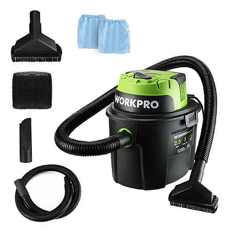 WORKPRO Wet Dry Vacuum 2.5 Gallon 3 HP