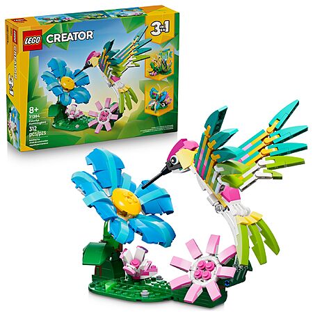 LEGO Creator 3 in 1 Wild Animals: Colorful Hummingbird 31384