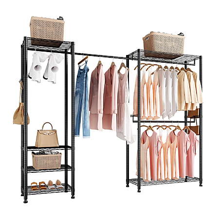 VEVOR Clothing Garment Rack, with Steel Frame, 800 lbs Load $46 - 2026 ...