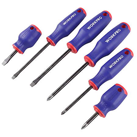 WORKPRO 6-Piece Magnetic Screwdriver Set