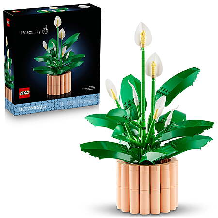 [+$7.50 WM Cash] LEGO Botanicals Peace Lily Flower 11504