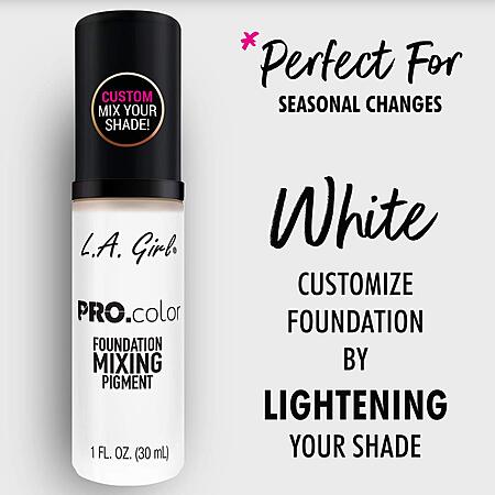 $5.94 LA Girl PRO.color Foundation Mixing Pigment, White