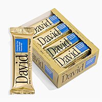 [Prime] $31: David High Protein Bars No Sugar - Sugar Free Protein Bars, Low Carb, Gluten Free - 28g of Protein, 150 Calories