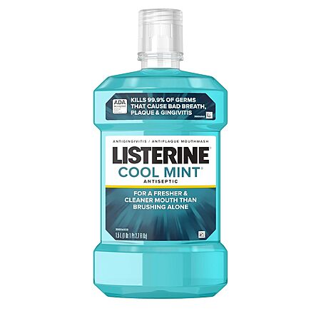 [AC,S&S] 50.7oz Listerine Antiseptic Mouthwash $5.19 at Amazon