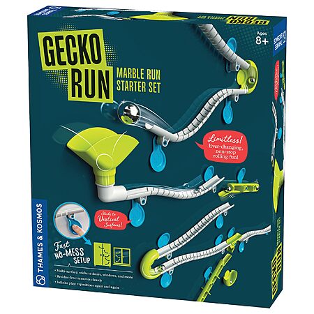 63-Piece Gecko Run Marble Run Starter Set by Thames & Kosmos $11.52 