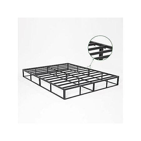 $40.99*:Novilla Box Spring for Queen Bed, 4-Inch Metal Queen Box Spring ...