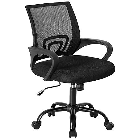 $29.99*:DUMOS Ergonomic Mid Back Office Desk Chair(23.62"D x 22.6"W x 37.4"H)