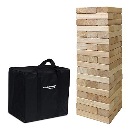 $24.51*:EasyGoProducts 54 Piece Large Wood Block Stack & Tumble Tower ...