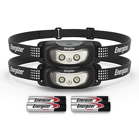 $7.63*:2-Pack Energizer Universal Plus LED Headlamp w/ Batteries (Midnight Black) at Amazon (0 replies)