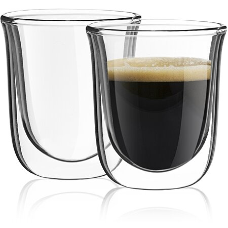 $6.98*:JoyJolt Javaah Double Walled Espresso Glasses Espresso Cups Set of 2 | 2-Ounces at Amazon.com (0 replies)