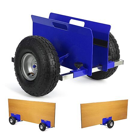 $38*:Panel Dolly 600lbs Capacity, Slab Dolly with 10" Inflatable Tires, Adjustable Drywall Mover for Sheets & Doors, All-Terrain Moving at Amazon