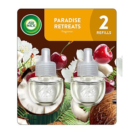 2-Ct Air Wick Plug-In Scented Oil Refills (Paradise Retreat)