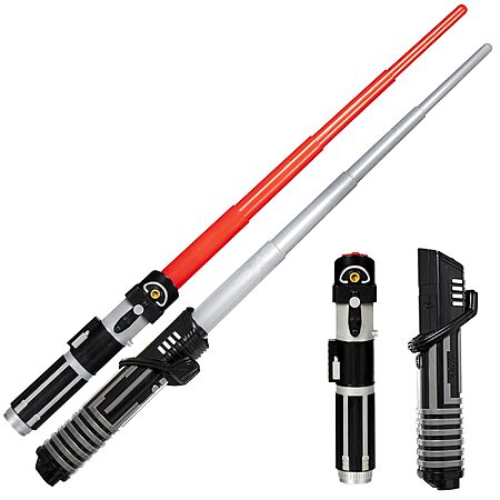 $5.49: STAR WARS Non-Electronic Lightsabers Multipack, Darth Vader Lightsaber & The Mandalorian Darksaber, Toys for Boys & Girls Ages 4+ at Amazon