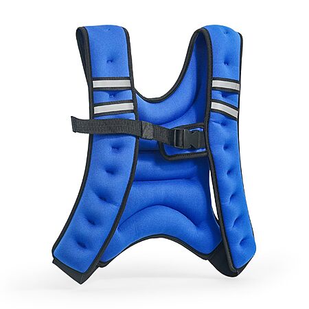 $10.4:  Tone Fitness HHWV-TN012 Weighted Vest, 12 lbs, Blue at Amazon