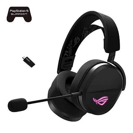 $84.99: ASUS ROG Pelta Wireless Gaming Headset – Tri-Mode, 50mm, 70Hr, Detachable Mic, PC/PS5/Switch at Amazon