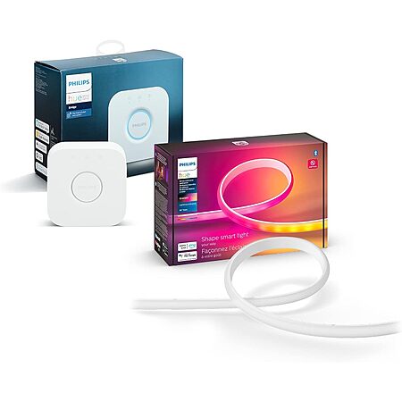 $132.94: Philips Hue 6-Foot Smart LED Light Strip – Multicolor, Base ...