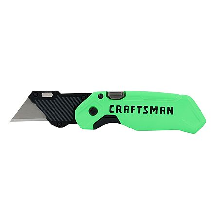 [AC] $8.49 | CRAFTSMAN High-Visibility Folding Utility Knife with 1 Blade (CMHT10352) at Amazon