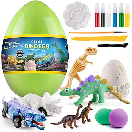 $9.87: National Geographic Giant Dinosaur Egg Activity Learning Toy Kit at Amazon