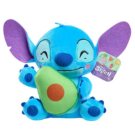 $5.6: Disney Stitch 7-inch Plush with Avocado – Easter Basket Stuffed Toy for Kids 2+ by Just Play at Amazon